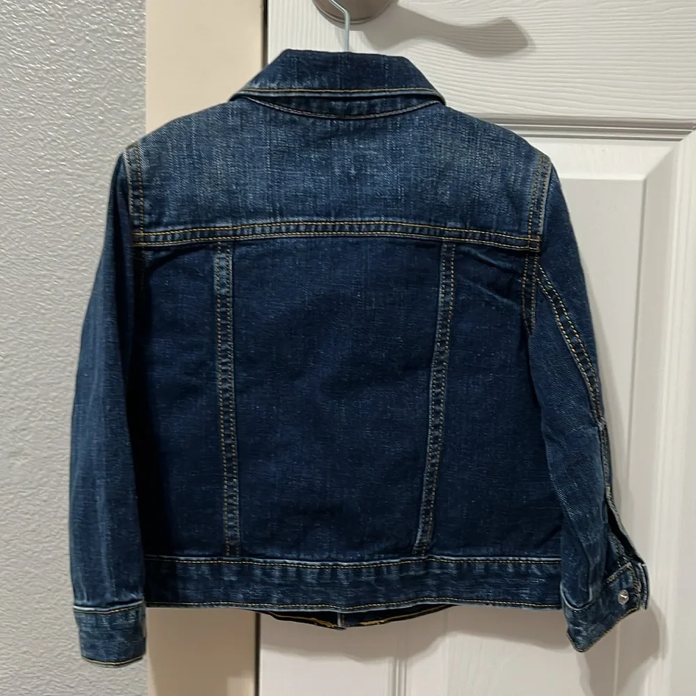 Gymboree Toddler Denim Jean Jacket 3T boy girl excellent condition like new - Picture 6 of 6